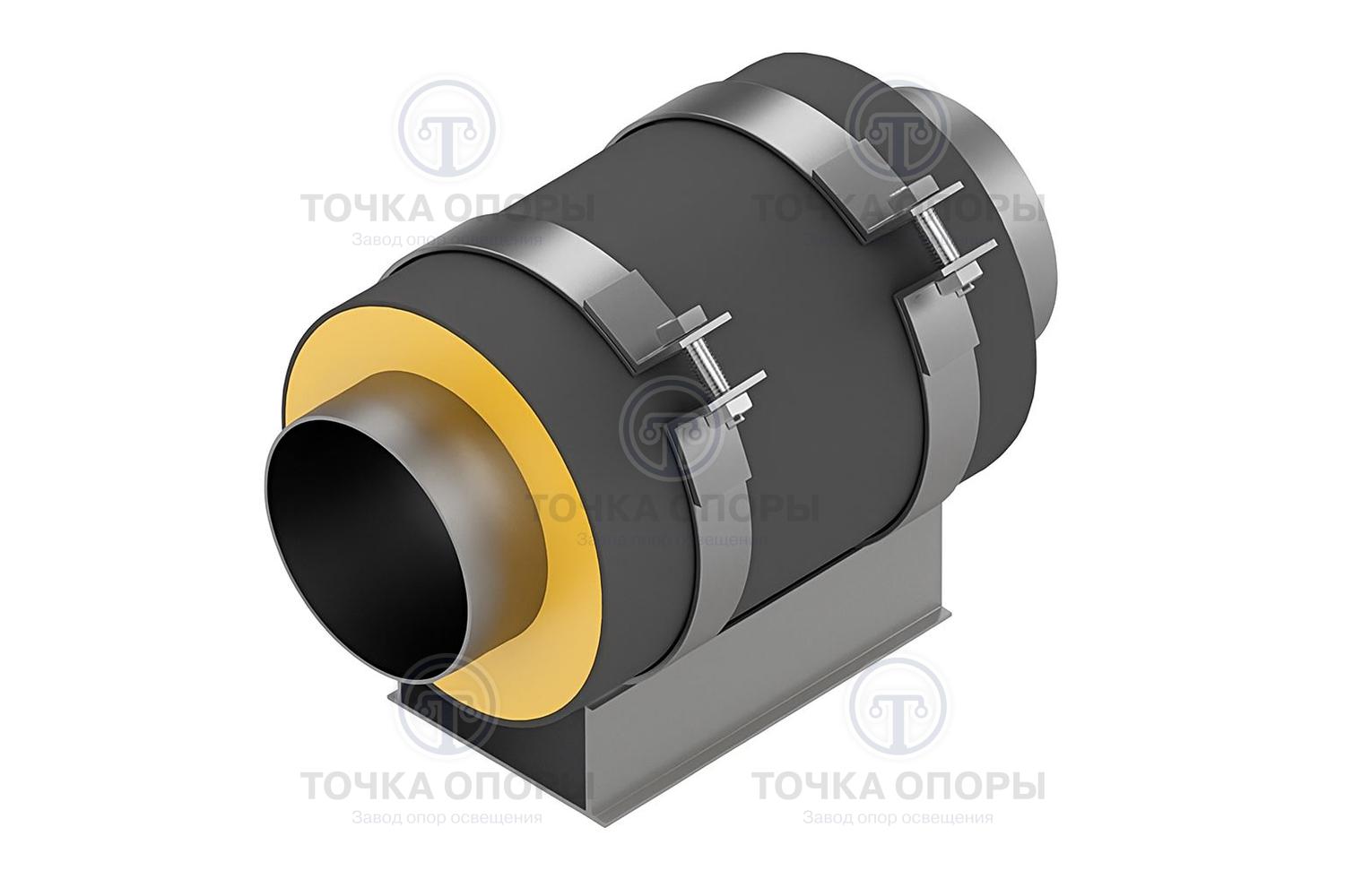 Скользящая опора СПО 133/225.100 подкладная для труб в ППУ