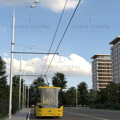 Опора контактной сети ТФГ-1500-9,0-01