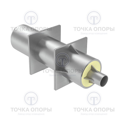 Элемент щитовой неподвижной электроизолированной опоры для трубопроводов в ППМ изоляции НО Э ППМИ