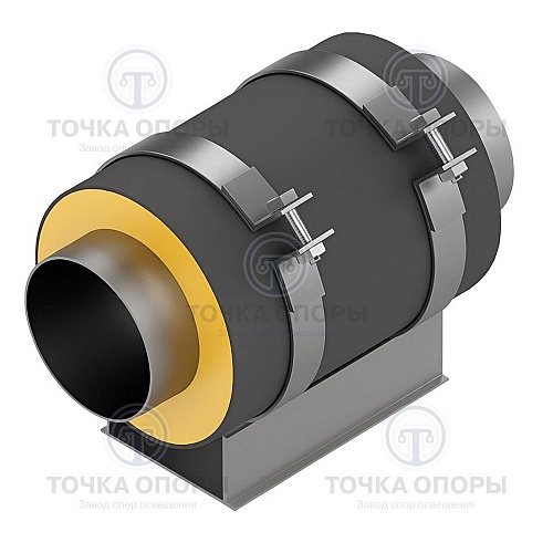 Скользящая опора СПО 108/200.100 подкладная для труб в ППУ