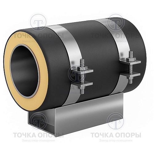 Скользящая опора СПОк 426/630.150 подкладная канальная для труб в ППУ